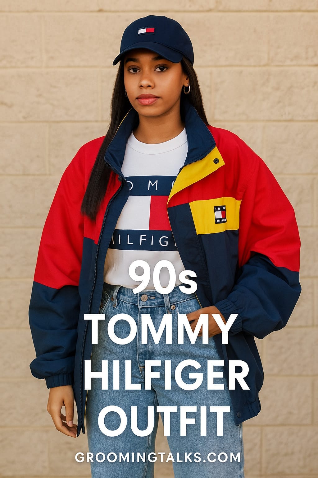 The Iconic 90s Tommy Hilfiger Outfit