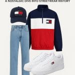 The Iconic 90s Tommy Hilfiger Outfit