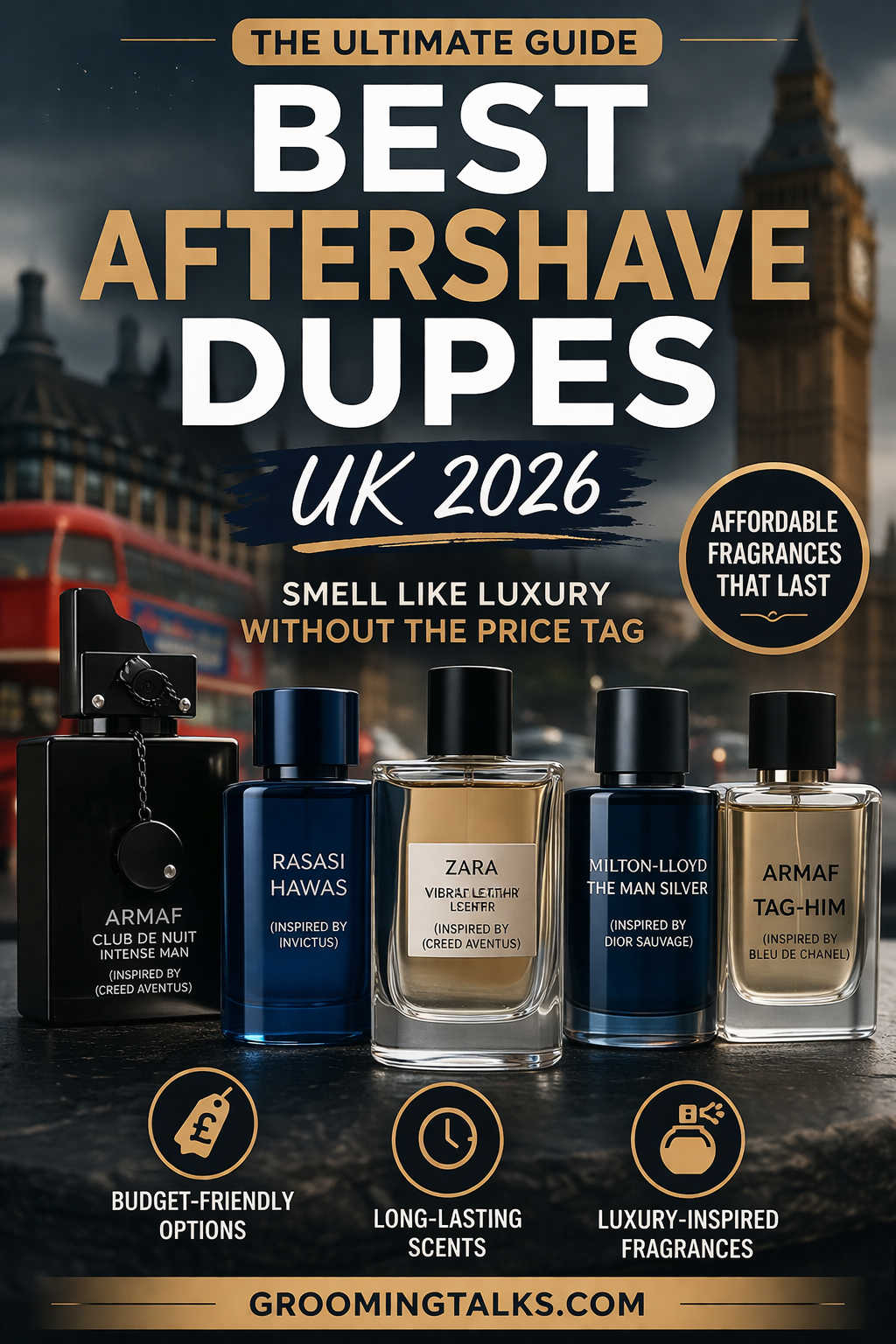 Best Aftershave Dupes UK 2026