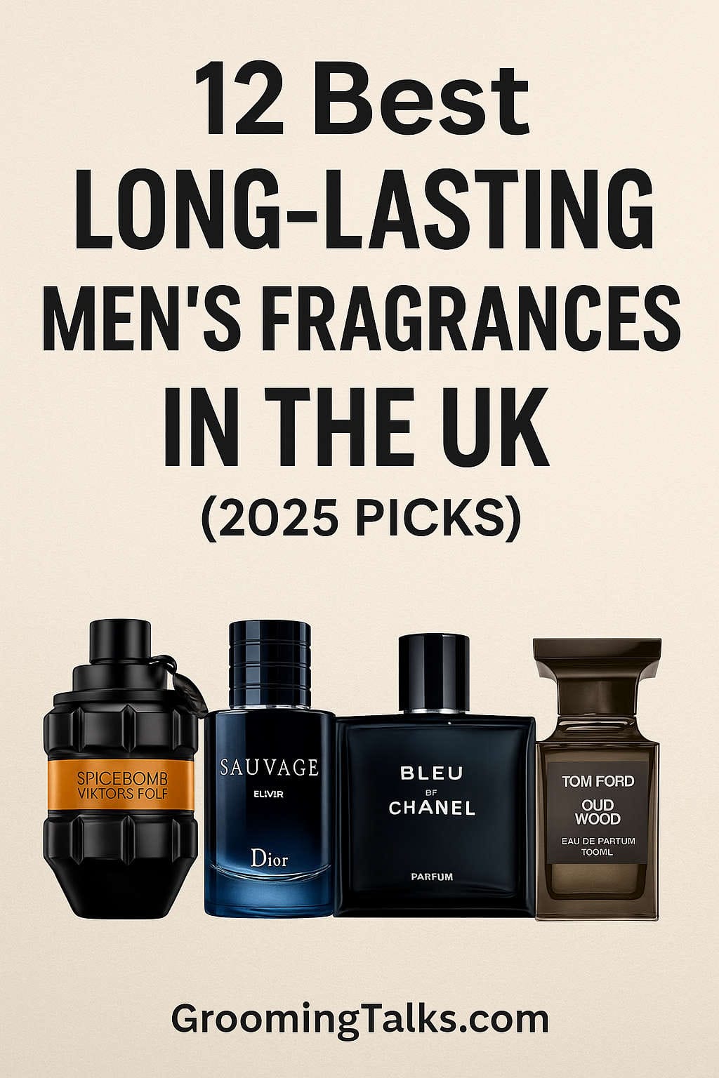 12 Best Long‑Lasting Men’s Fragrances UK 2025