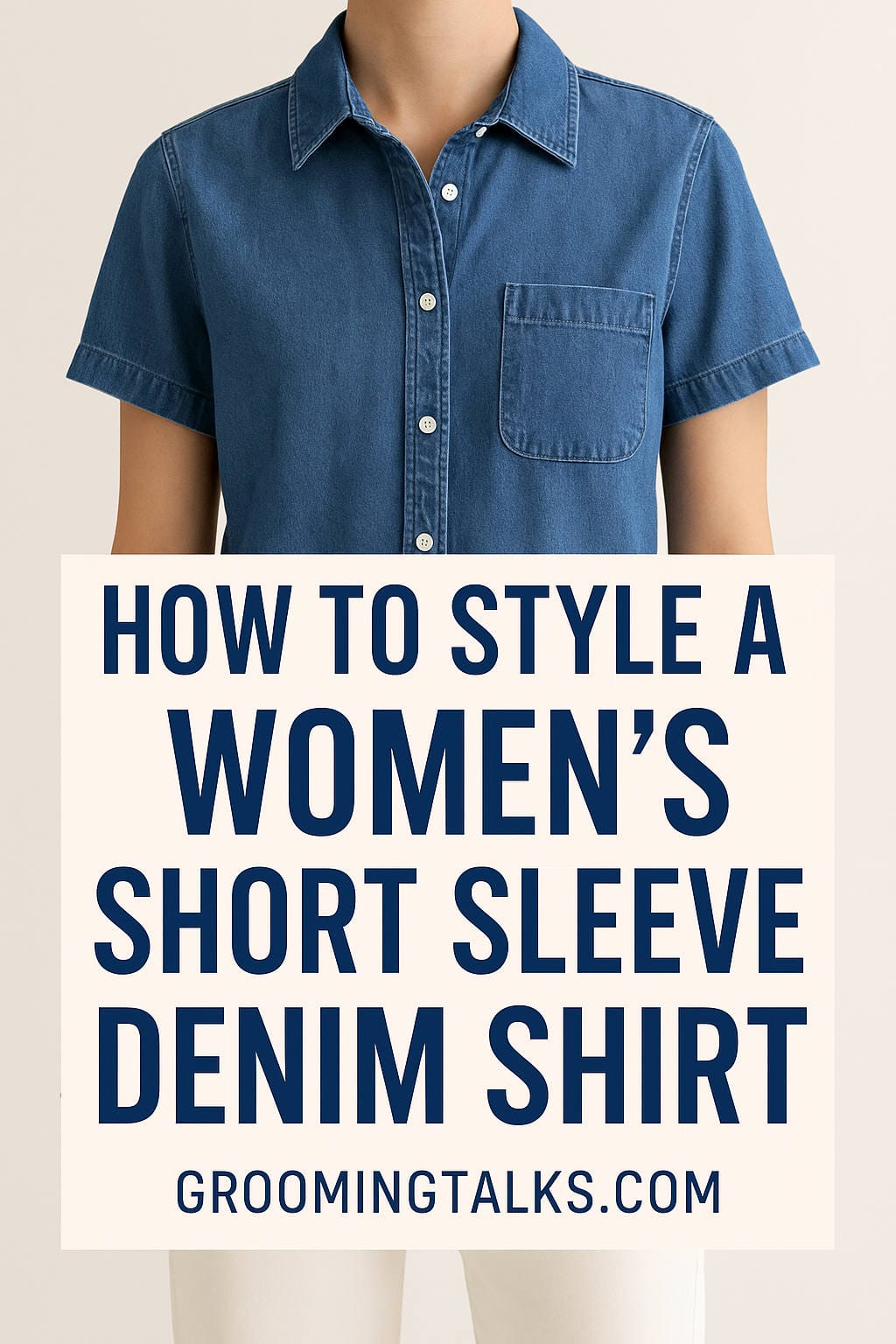Women’s Short Sleeve Denim Shirts