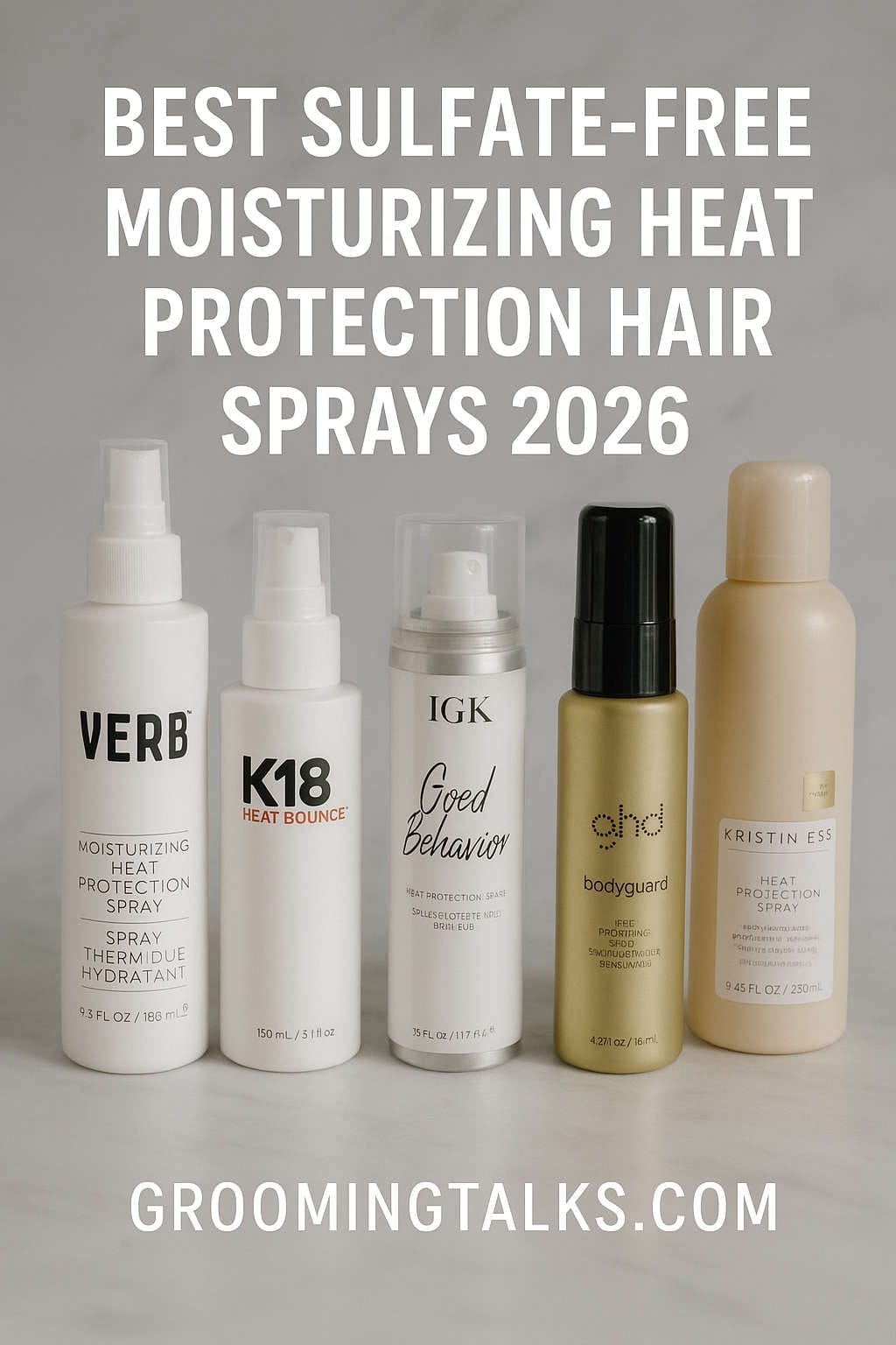 Best Sulfate-Free Moisturizing Heat Protection Hair Sprays