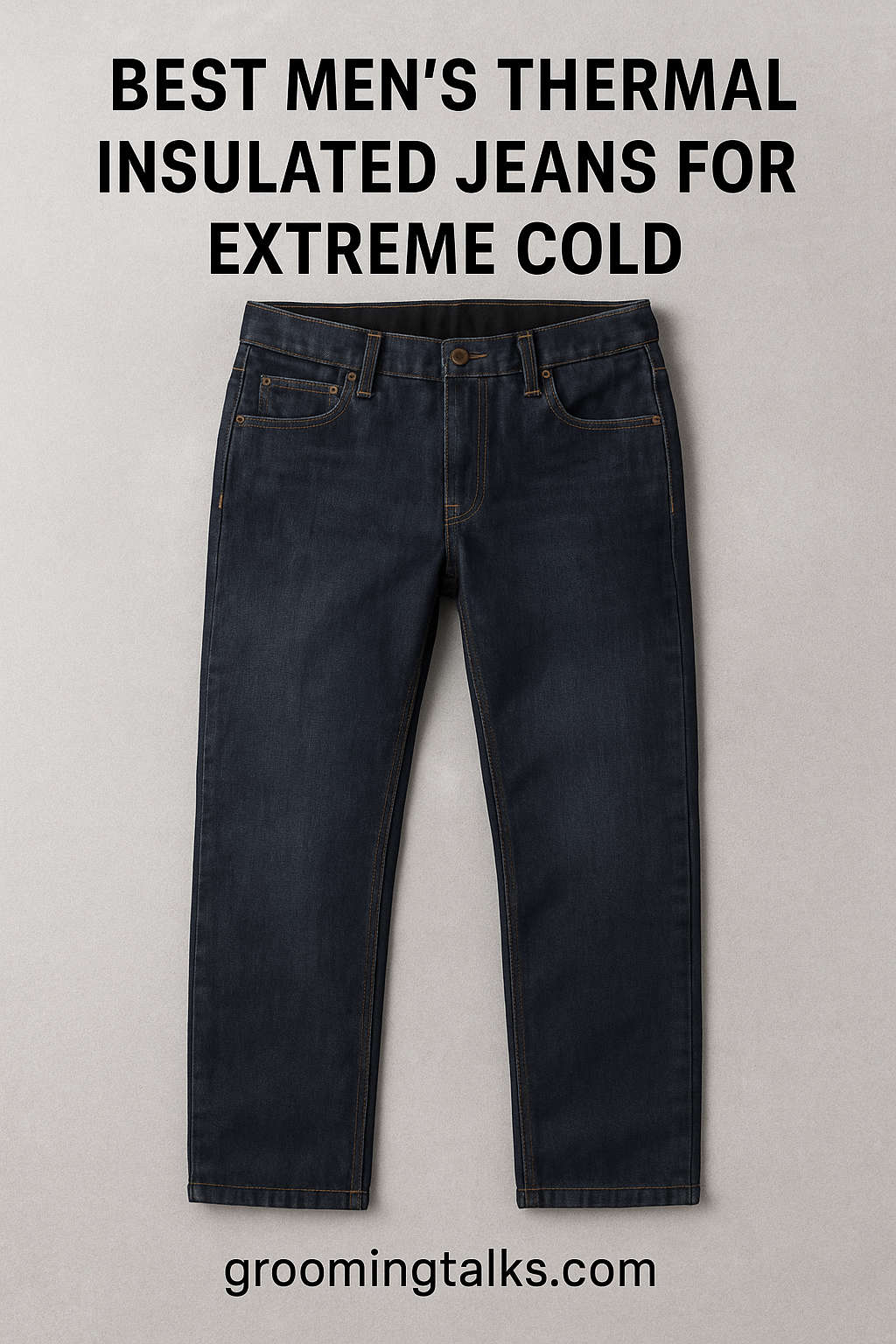 Best Men’s Thermal Insulated Jeans for Extreme Cold