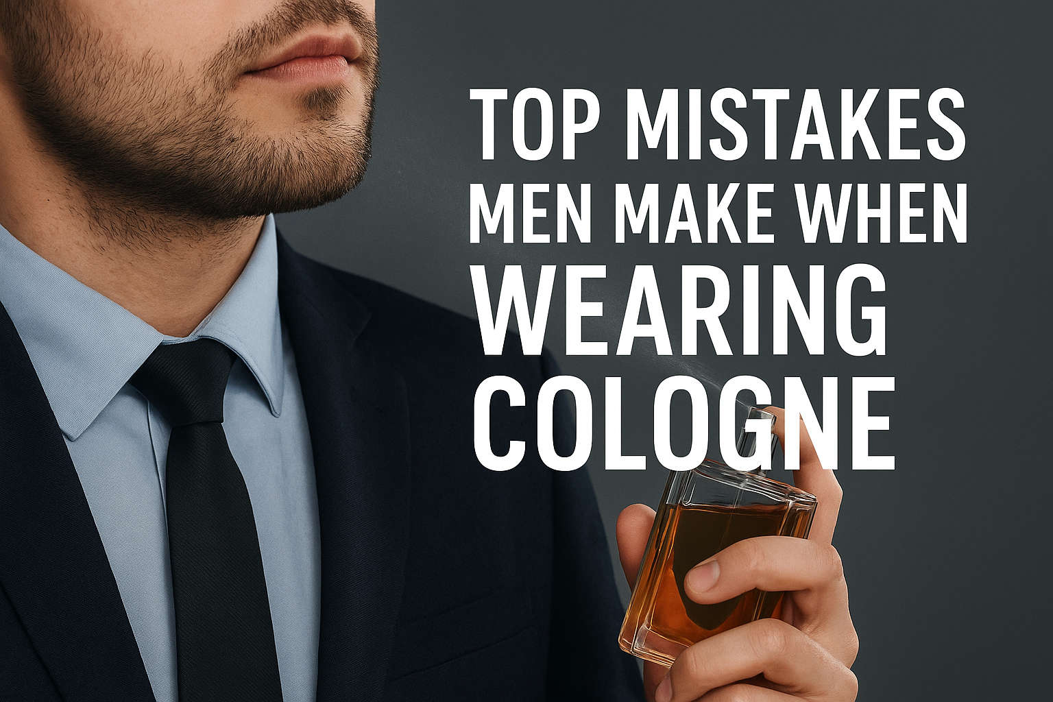 Top Mistakes Men Make When Wearing Cologne